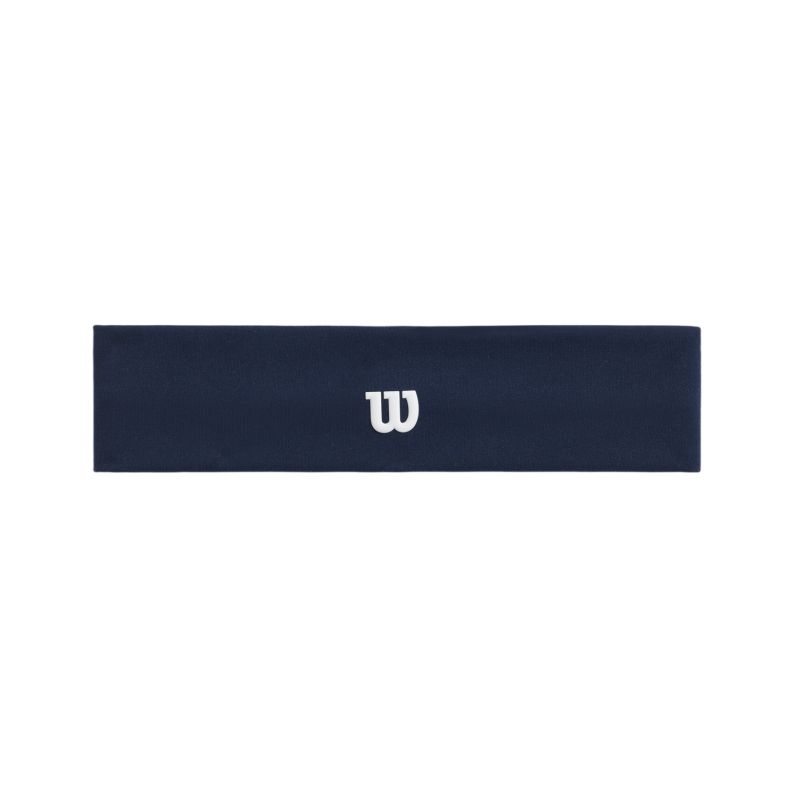 Wilson Logo Wide Headband - classic navy