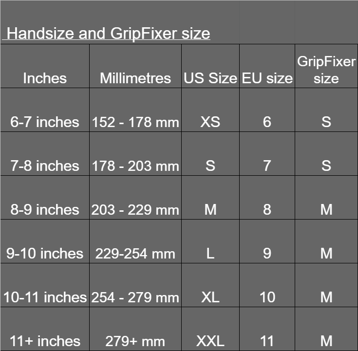 TennisFixer_blue_left GripFixer Tennis Small Left - blue