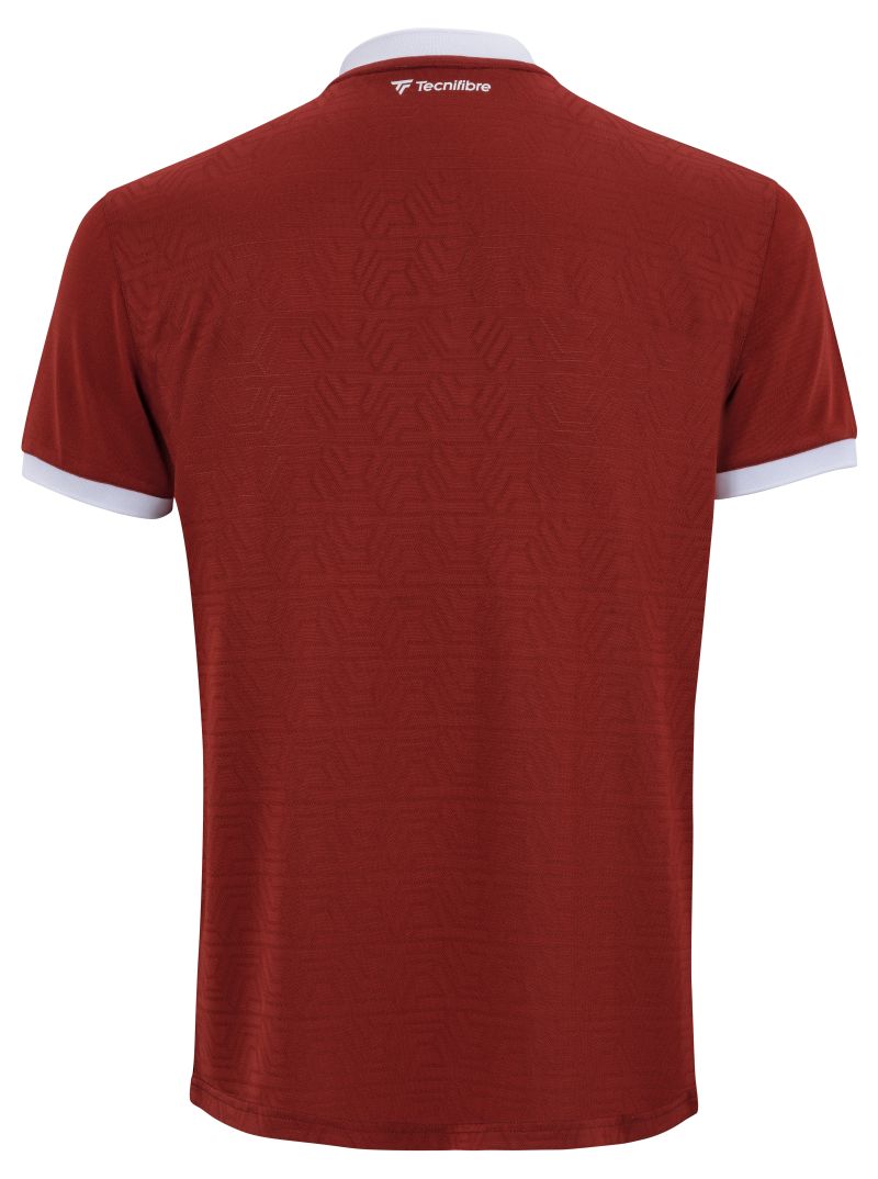 Tecnifibre Team Mesh Polo - cardinal