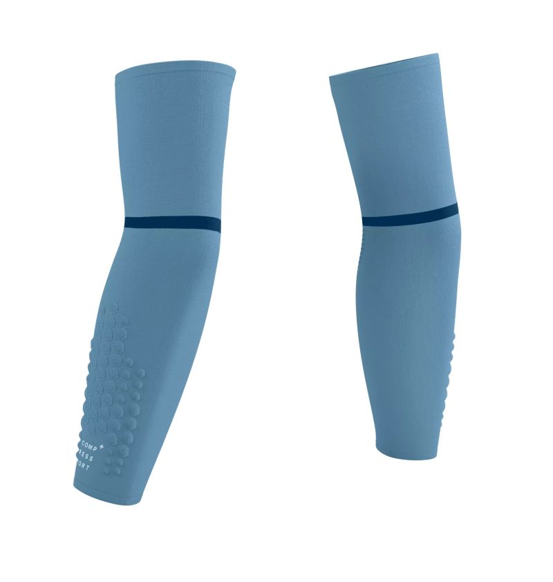 Compressport Armforce Ultralight - denim/white