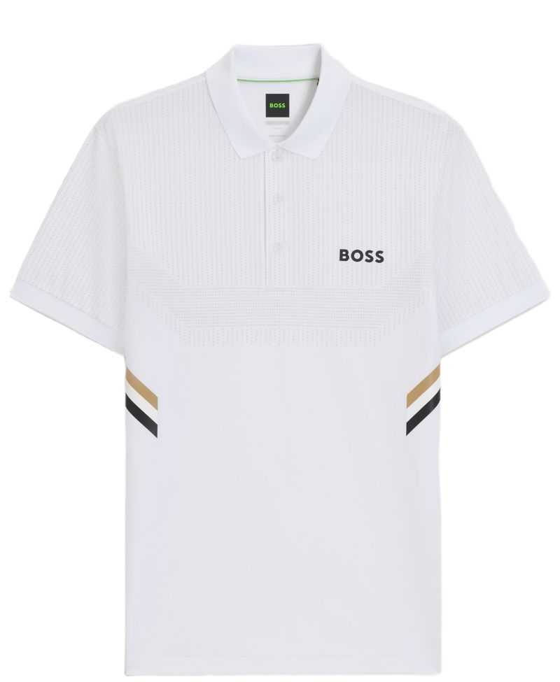 BOSS Active Slim Fit With Moisture Management Shirt - white
