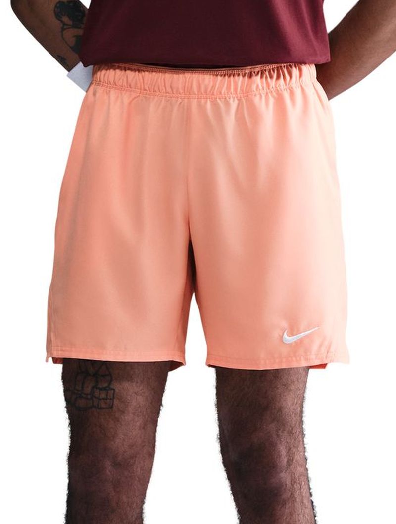 Nike Court Dri-Fit Victory 7" - apricot agate/white 