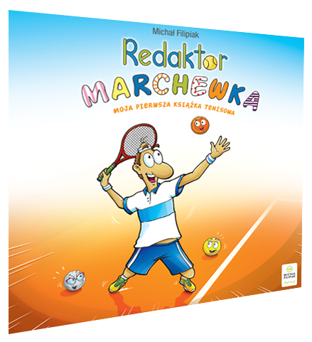 redaktor-marchewka-moja-pierwsza-ksiazka-tenisowa-1 Redaktor Marchewka Moja Pierwsza Książka Tenisowa