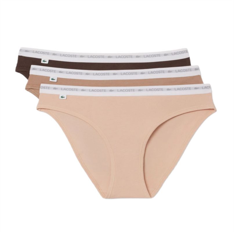 Lacoste Stretch Cotton 3P - biscuit/baguette/grume