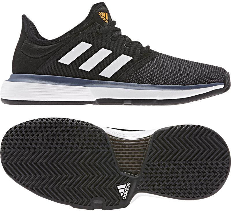 Adidas SoulCourt xJ - core black/white/tech ink