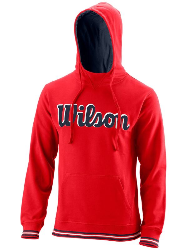 Wilson Chi Script PO Hoody-Slimfit M - wilson red
