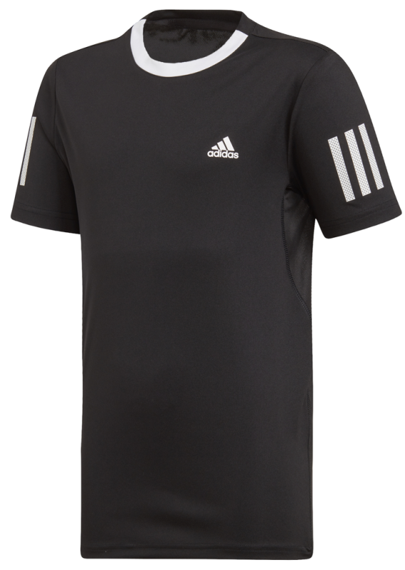 Adidas B Club 3 Stripes Tee - black/white
