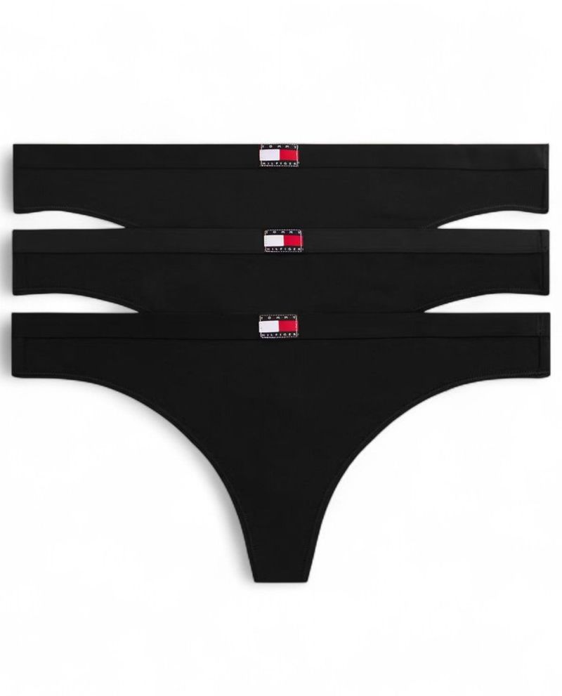 Tommy Hilfiger Heritage Logo 3P - black Tommy Hilfiger Heritage Logo 3P - black