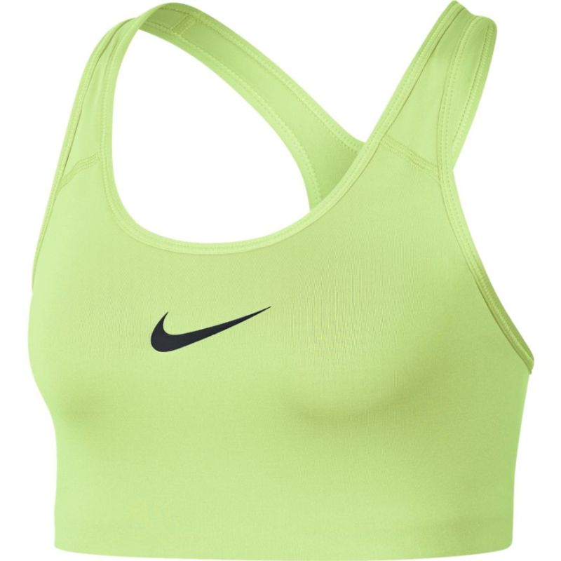 Nike Pro Classic Swoosh Bra - volt glow/black
