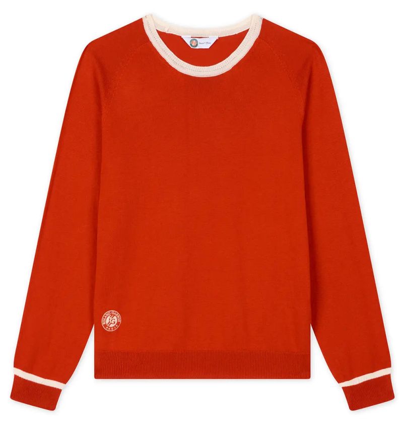 Roland Garros Heritage Tiffany Sweater - clay 