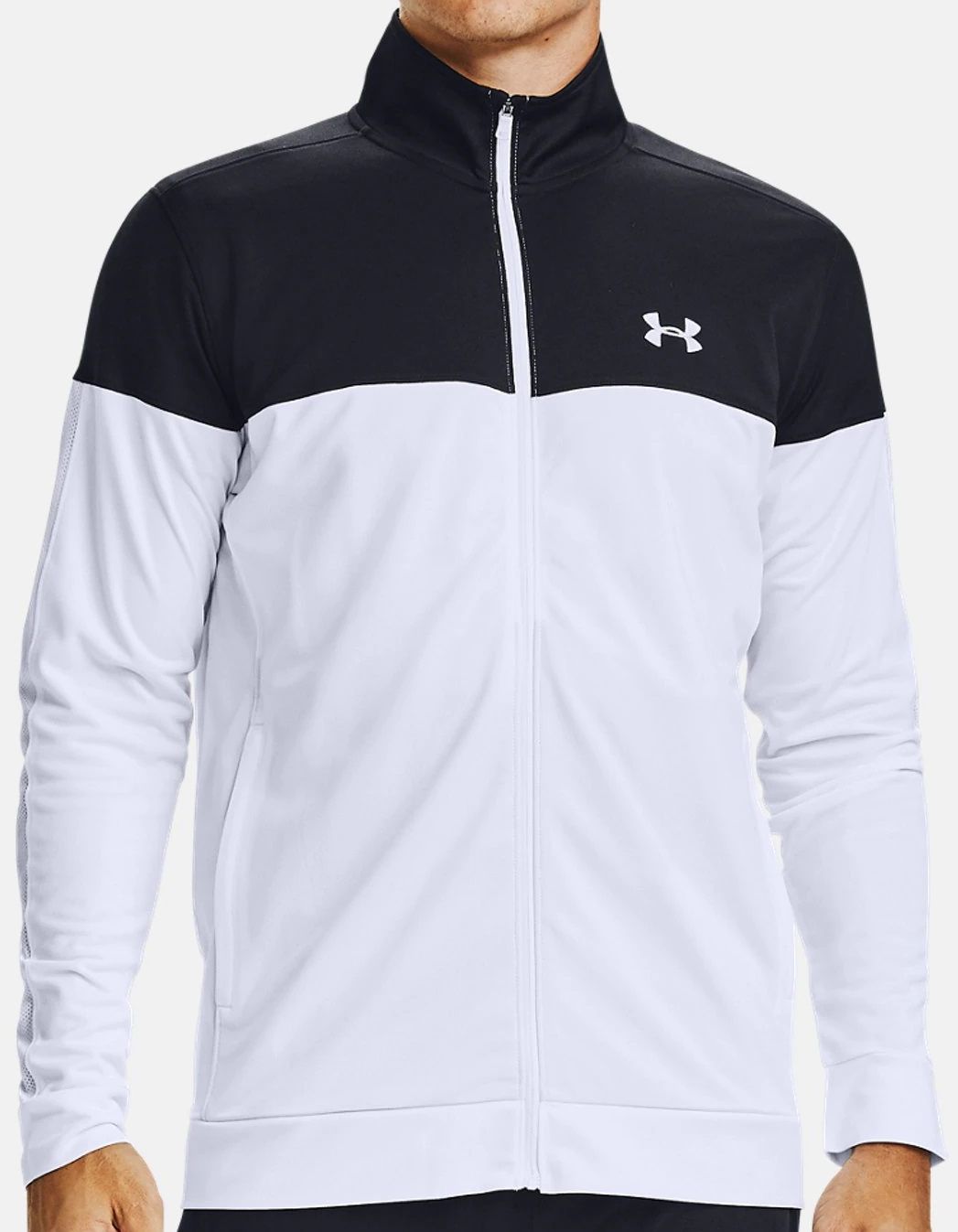 Under Armour Sportstyle Pique Track Jacket - white