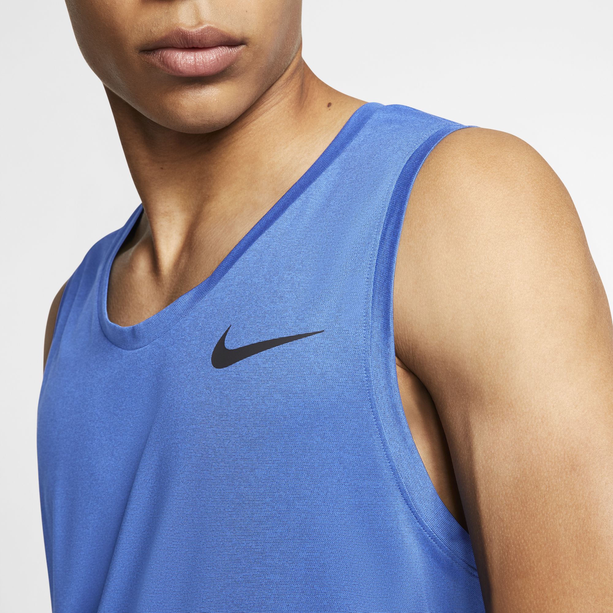 Nike Top Tank HPR Dry - obsidian/game royal/heather/black