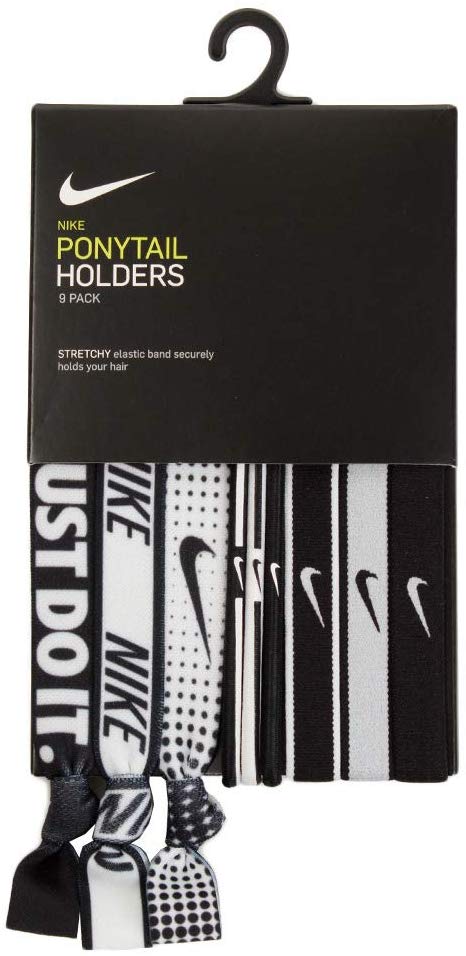 Nike Ponytail Holders 9Pk - black/white Nike Ponytail Holders 9Pk - black/white