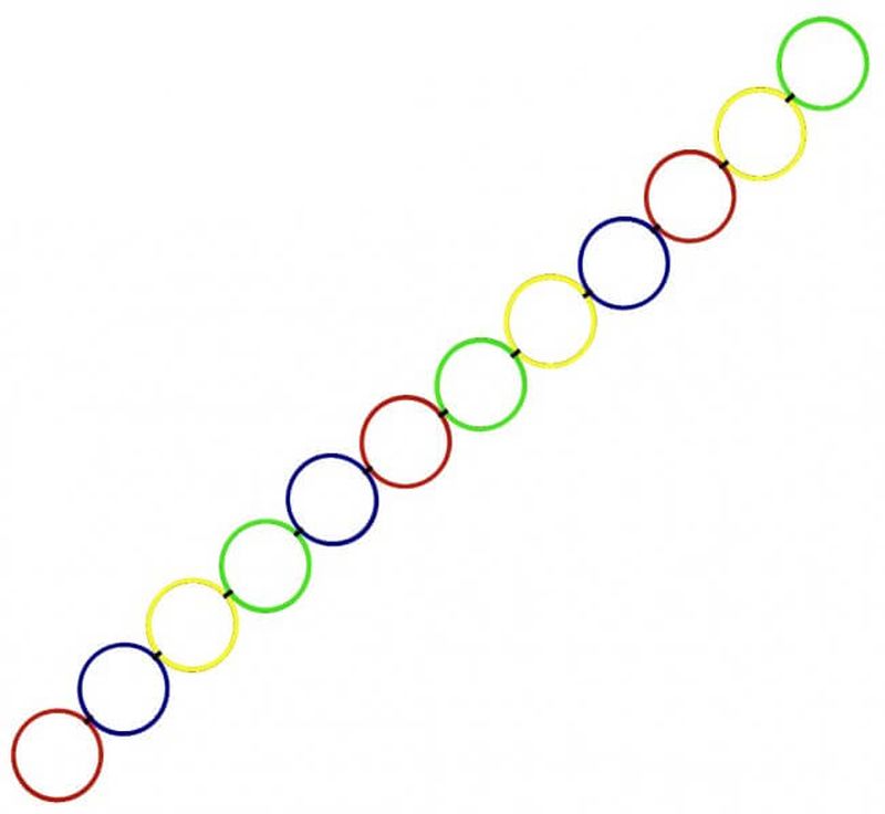 Pro's Pro Speed Ring Ladder 12 pcs - multicolor