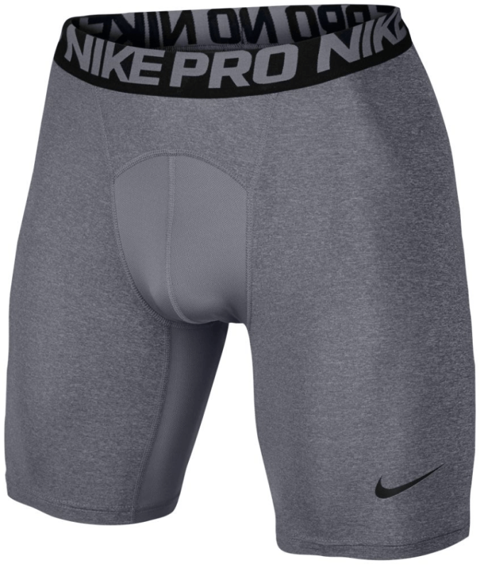 Nike Pro Cool Comp Short - carbon heather/black