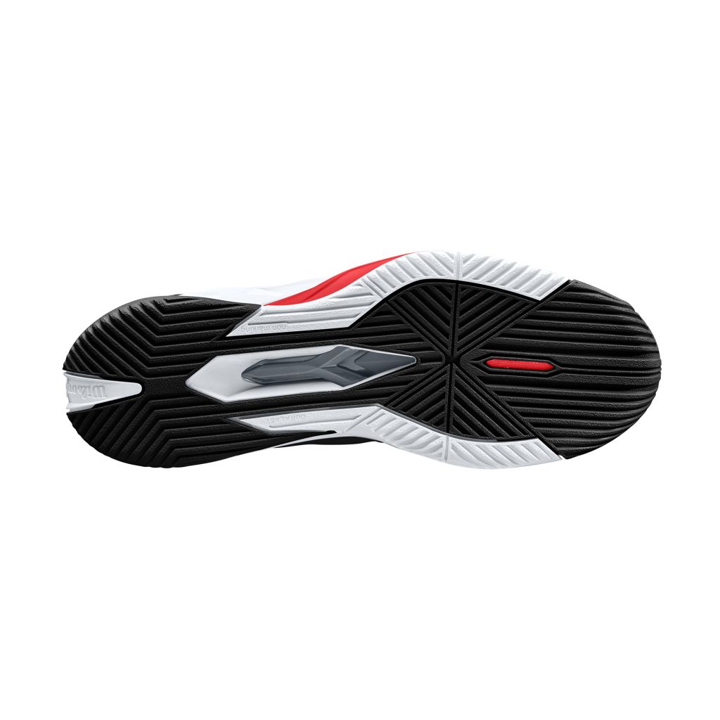 Wilson Rush Pro 4.0 M - black/white/poppy red