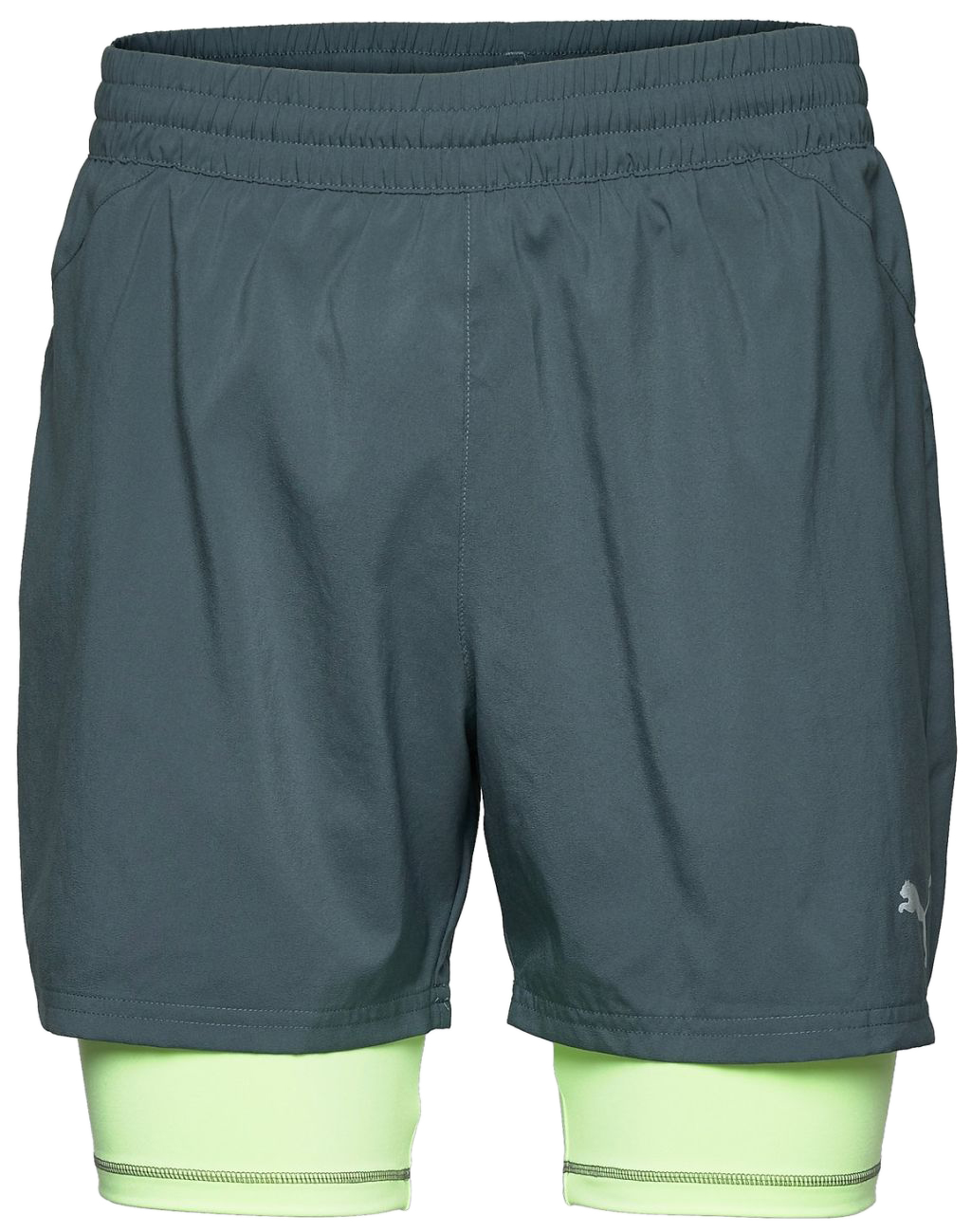 Puma Run 2in1 5" Short M - dark slate/fizzy light
