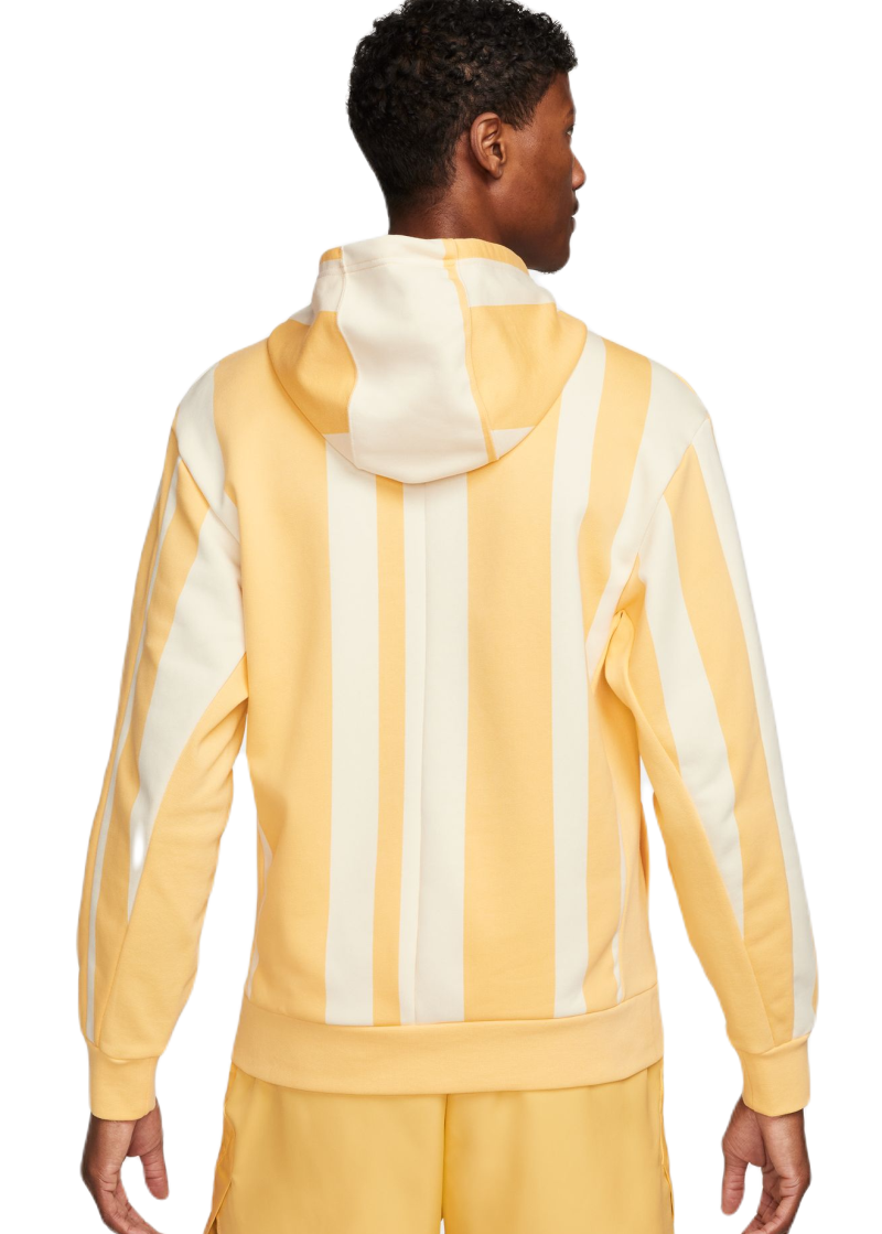 Nike Court Heritage Dri-Fit Fleece Tennis Hoodie - topaz gold/coconut milk