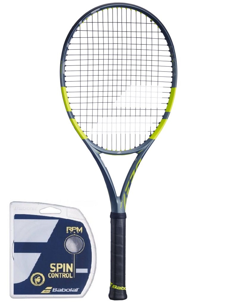 Babolat Pure Aero Gen-9 - metallic dark forest/yellow + string
