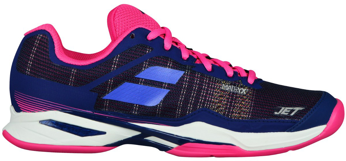 Babolat Jet Mach I Clay Women - estate blue/fandango pink