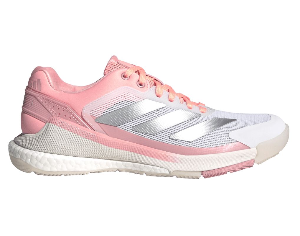 Damskie buty do padla Adidas Crazyquick Boost Padel W - cloud white/silver metallic/frozen turbo