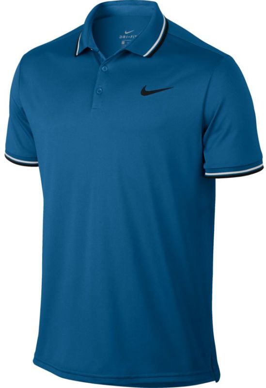 Nike Court Dry Polo Solid PQ - military blue/blackened blue