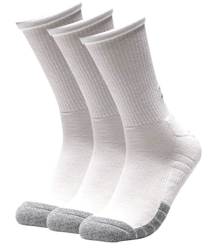 Under Armour HeatGear Crew - 3 pary/white