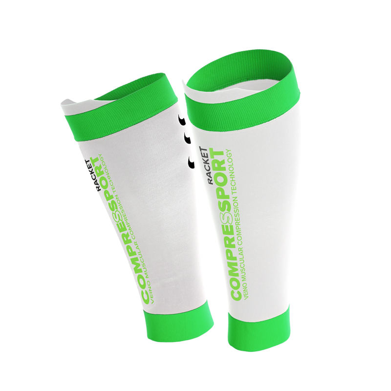 Compressport Racket R2 US - white/green