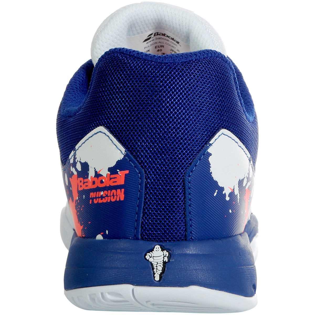 Babolat Pulsion All Court Junior - white/dazzling blue