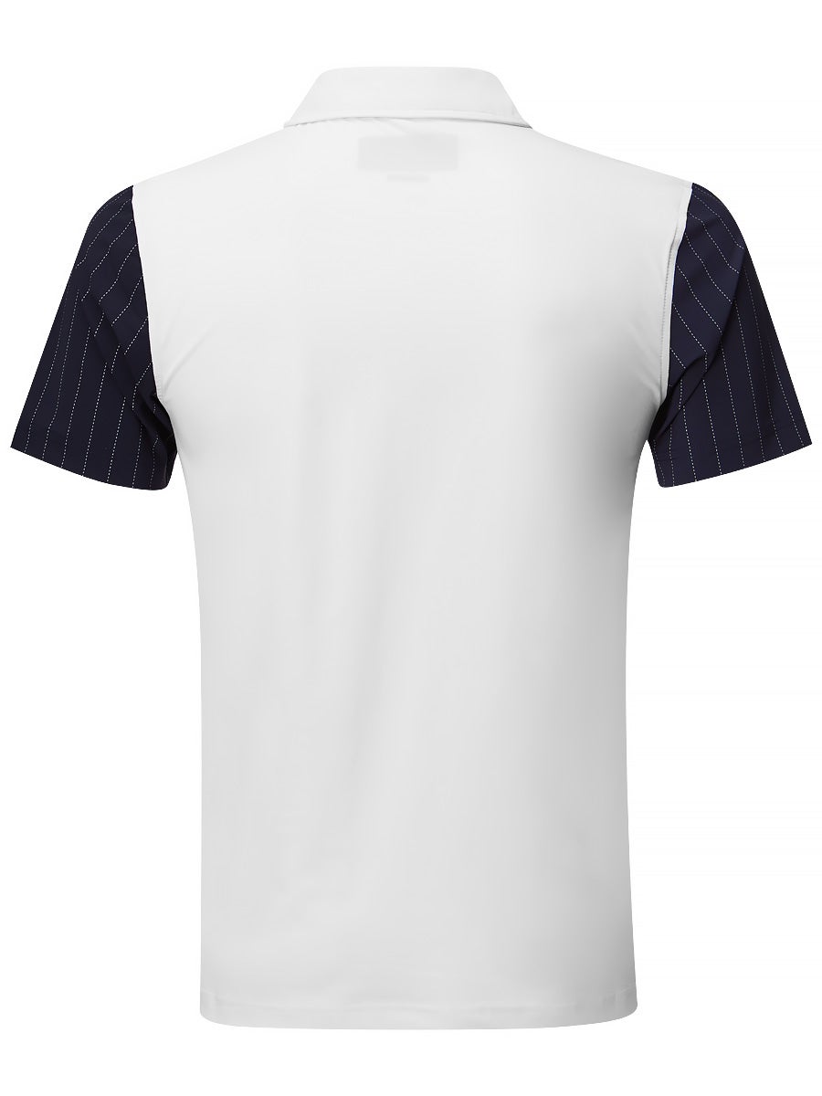 rs-2EF5qWZqBGoEuS Hydrogen Tech Zipped Polo - white/blue