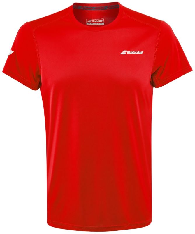 Babolat Core Flag Club Tee Men - fiery red Babolat Core Flag Club Tee Men - fiery red