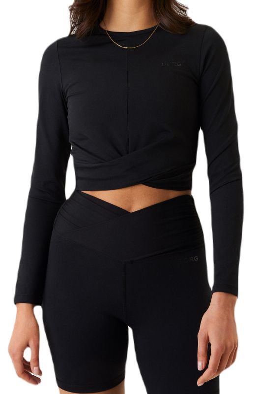 Björn Borg Cross Long Sleeve - black beauty Björn Borg Cross Long Sleeve - black beauty