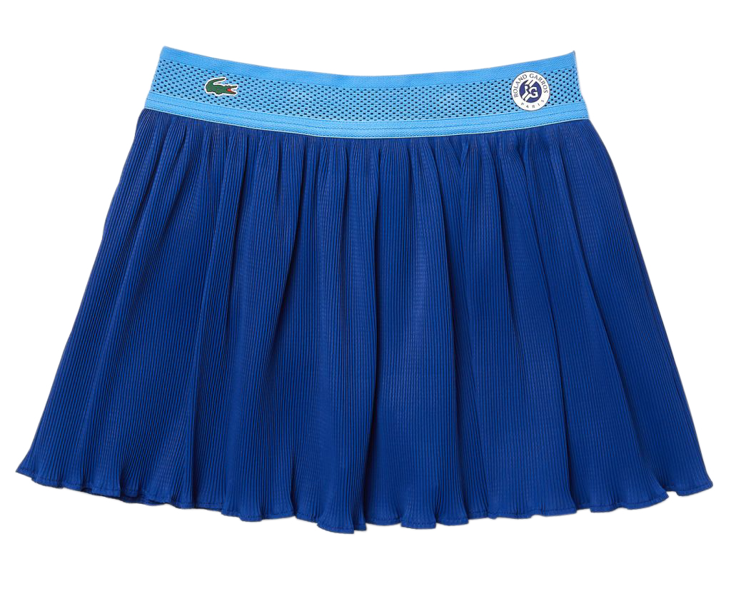 Lacoste Women’s SPORT Roland Garros Skirt - blue/blue Lacoste Women’s SPORT Roland Garros Skirt - blue/blue