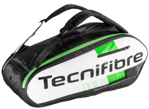 tecnifibre-squash-green-9r-white-black-green Tecnifibre Squash Green 9R - white/black/green