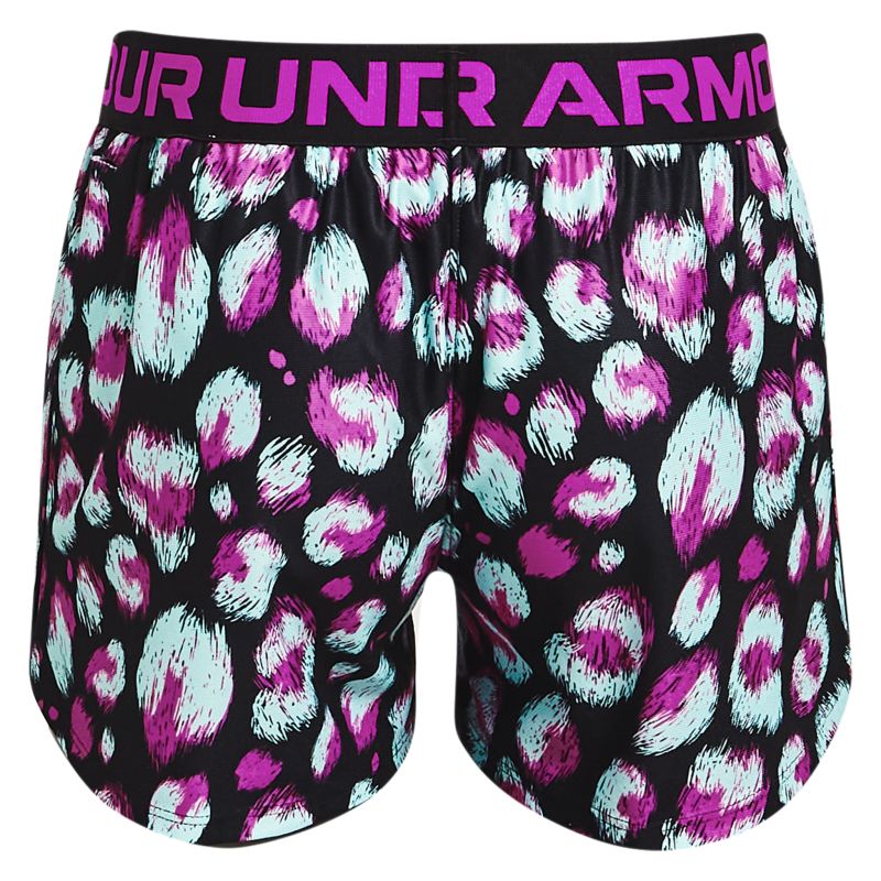 Under Armour Play Up Printed Shorts - black/breeze/meteor pink
