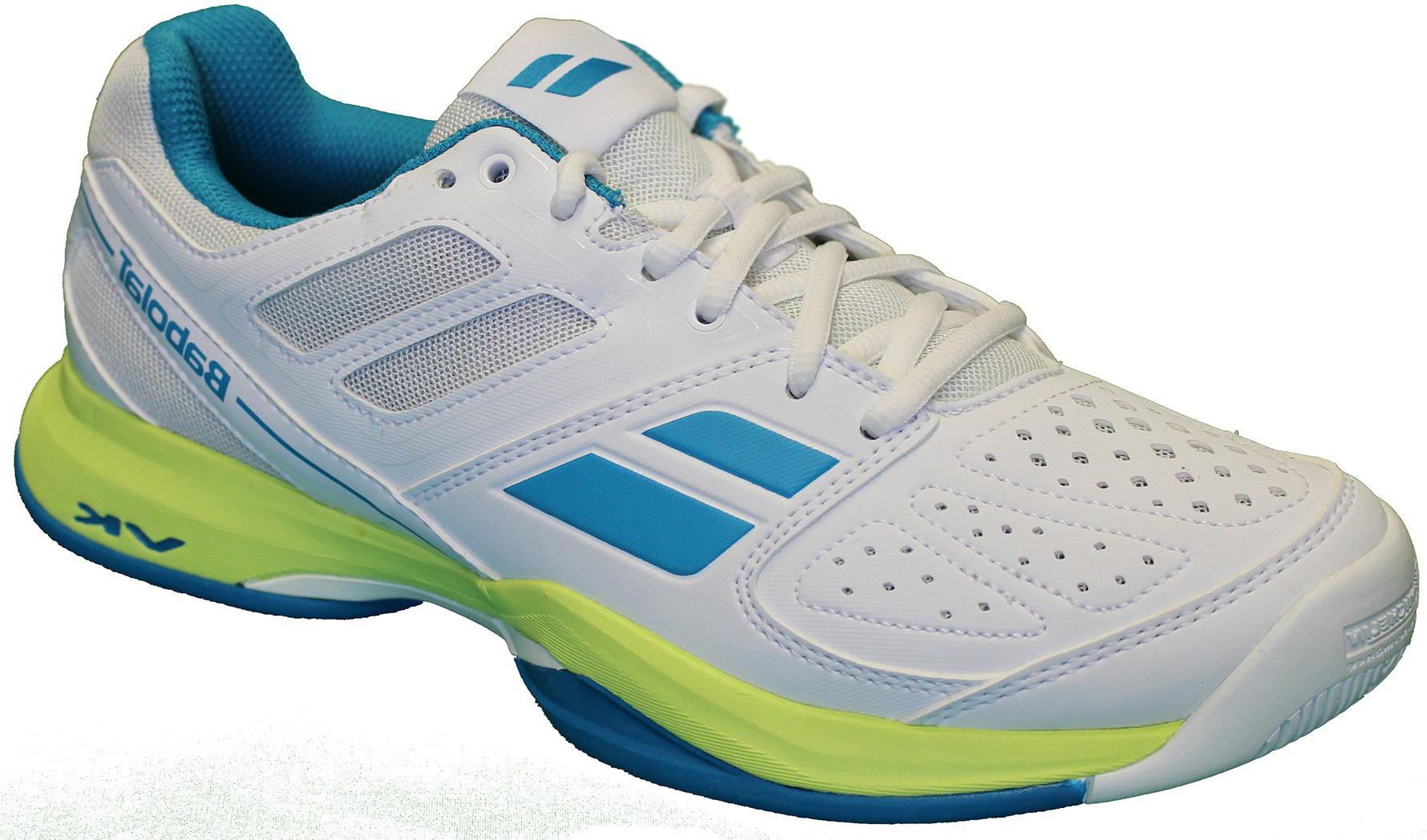 babolat-pulsion-all-court-w-white-blue Babolat Pulsion All Court W - white/blue