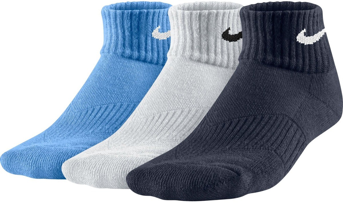 nike performance cotton cushioned quarter socks