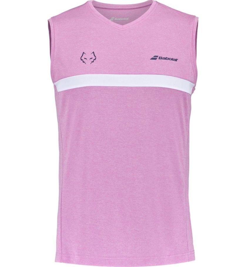 babolat-muscle-tank-lebron-pink-hthr