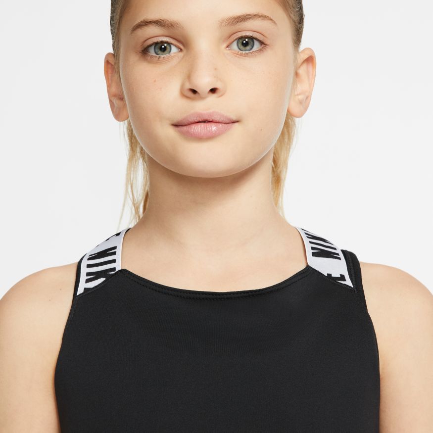 Nike Dry Tank Elastika G - black/white/white