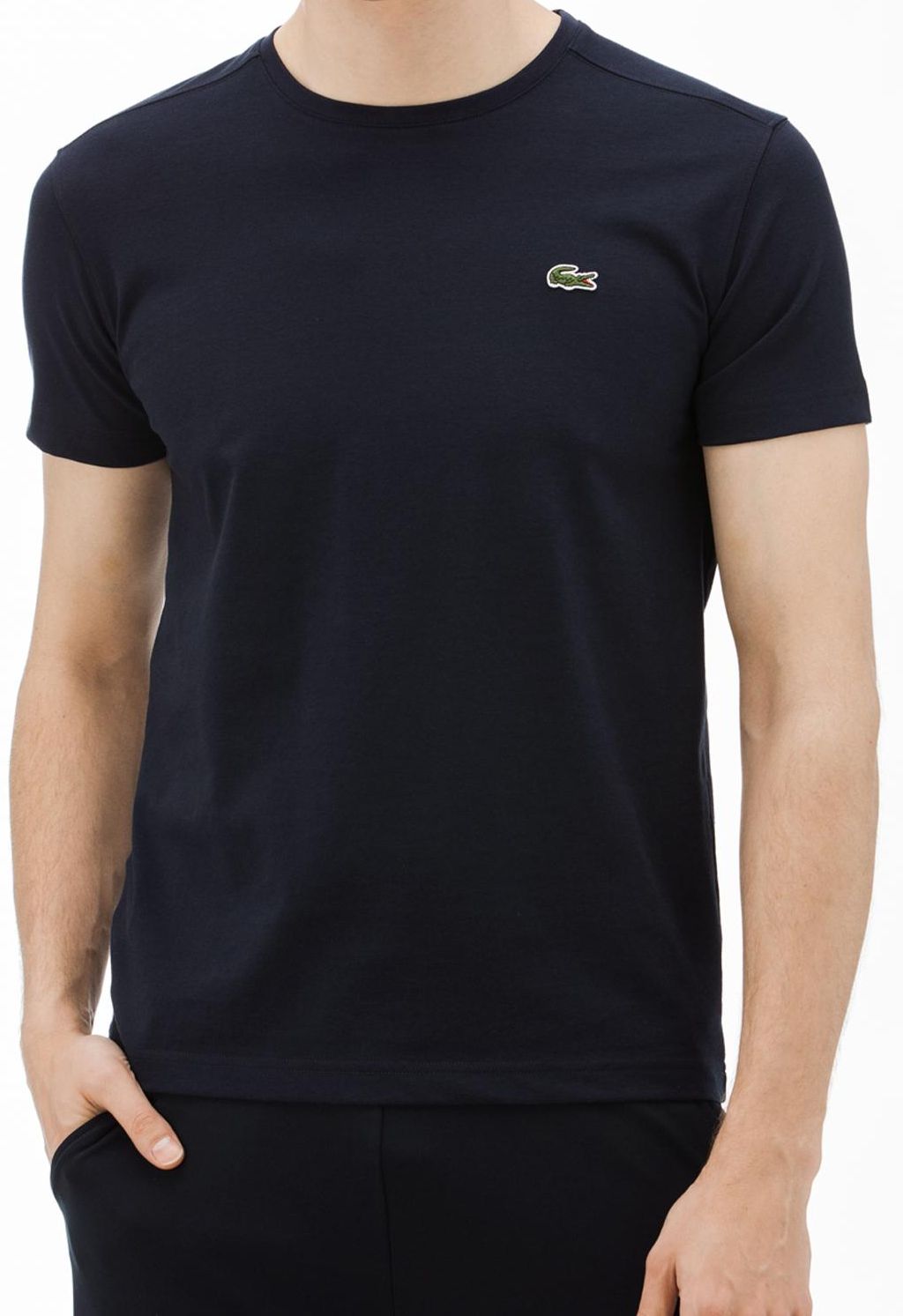 Lacoste Men’s SPORT Regular Fit Ultra Dry Performance T-Shirt - navy Lacoste Men’s SPORT Regular Fit Ultra Dry Performance T-Shirt - navy