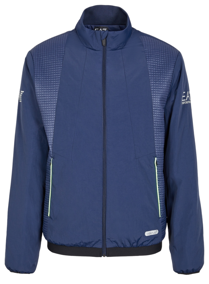 EA7 Man Woven Bomber Jacket - navy blue