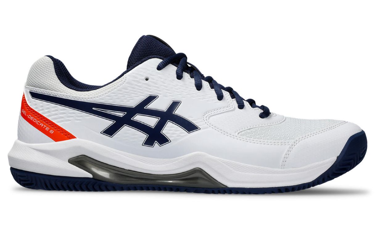 Asics Gel-Dedicate 8 Clay - white/blue expanse