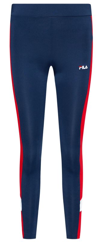 Fila Alya Blocked Tights Women - black iris/true red/bright white