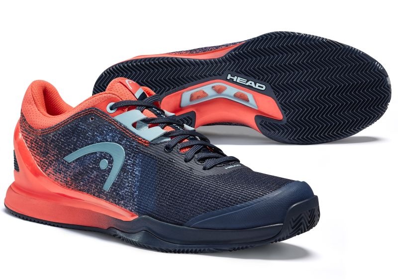 Head Sprint Pro 3.0 Clay Women - dressblue/coral