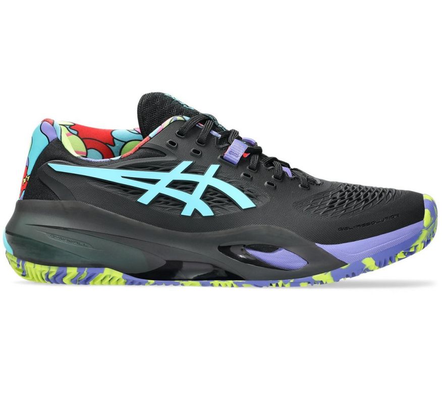 Asics Gel-Resolution X Padel - black/energy aqua