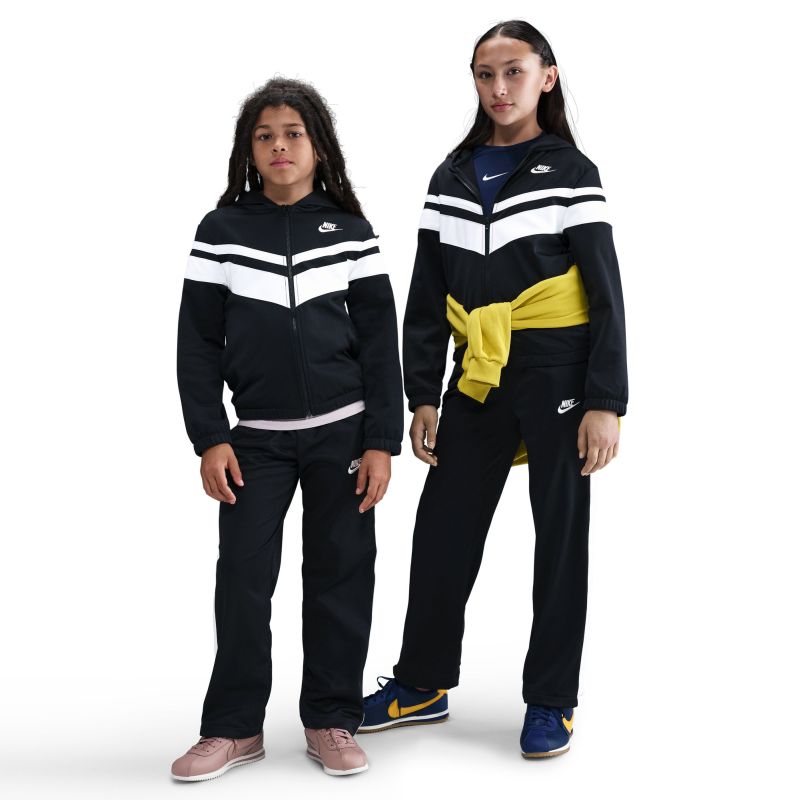 Dres młodzieżowy Nike Kids Sportswear Dri-Fit Hooded - black/white/white