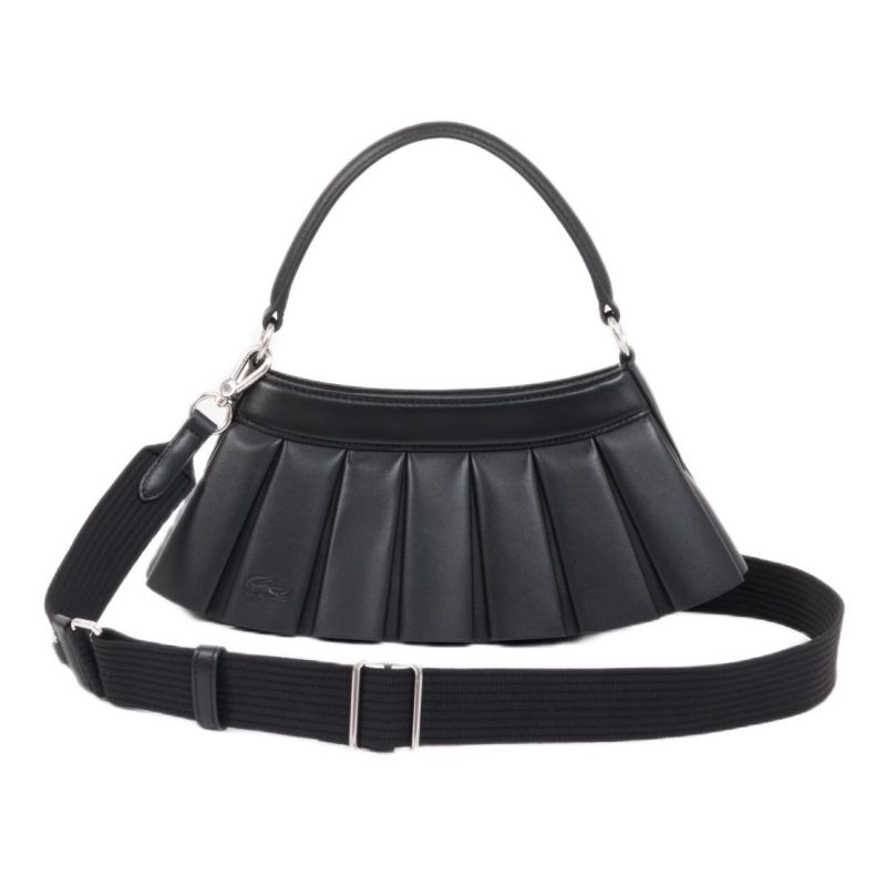 Saszetka Lacoste H Lenglen Leather Purse - black