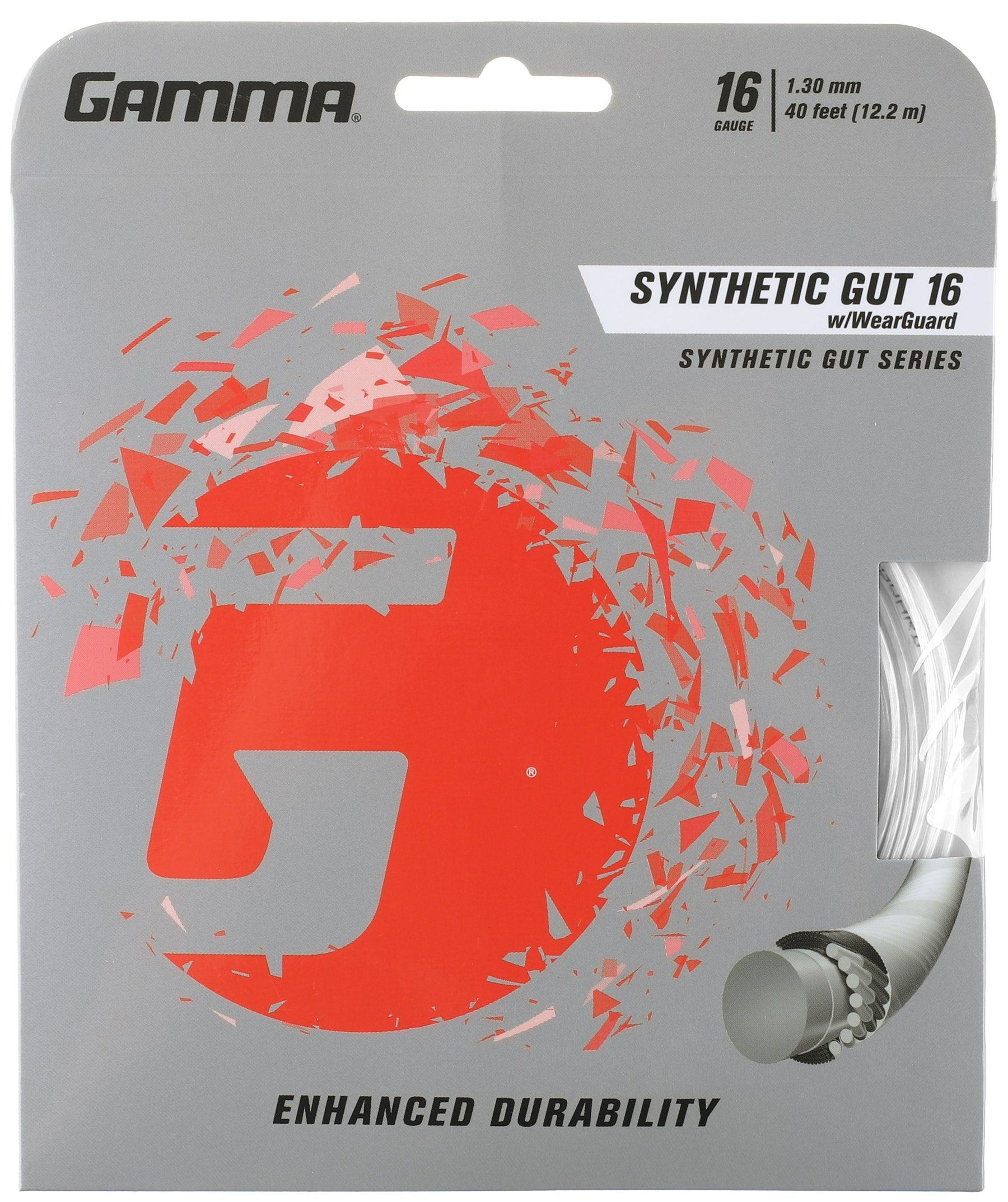 Gamma Synthetic Gut w/ WearGuard (12,2 m) - white