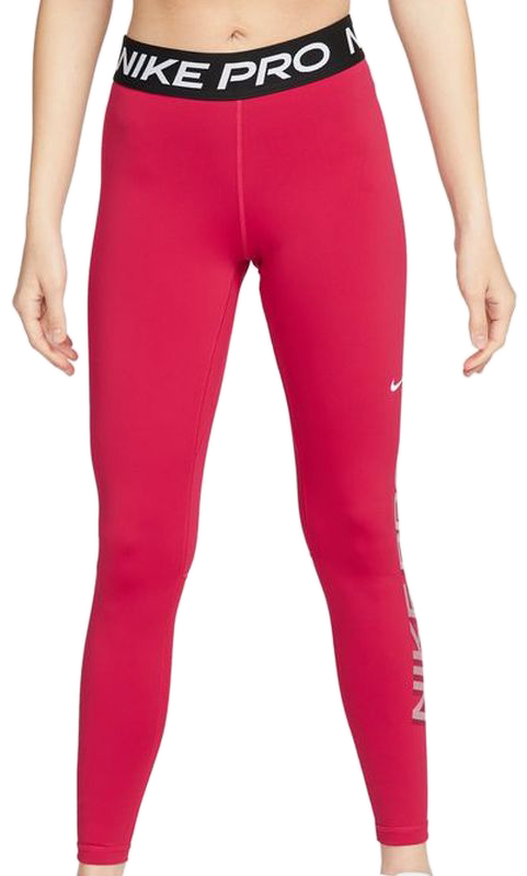 Nike Pro Dri-Fit Tight Hi Rise W - mystic hibiscus/black/white