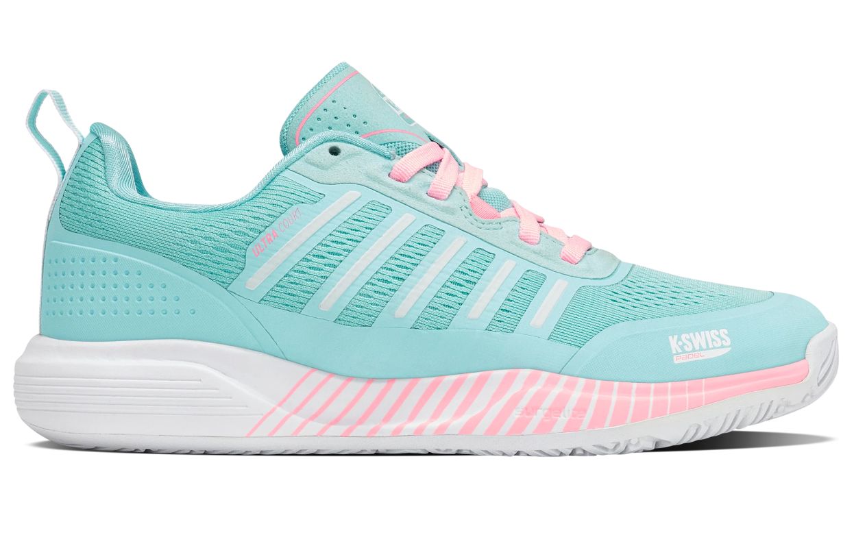 K-Swiss Ultra Court Padel - soft neon blue/white/bubble gum K-Swiss Ultra Court Padel - soft neon blue/white/bubble gum